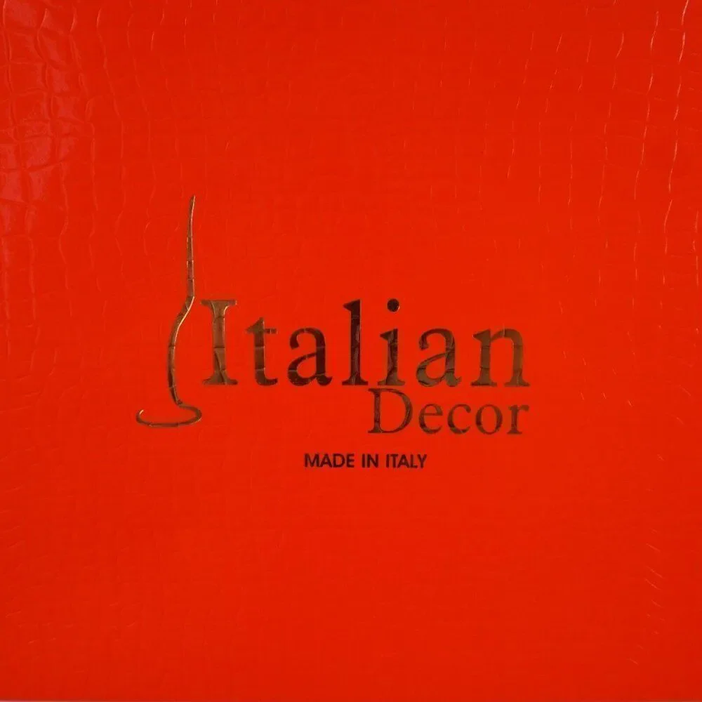 Vintage Italian Decor Empty Wine Glass Box